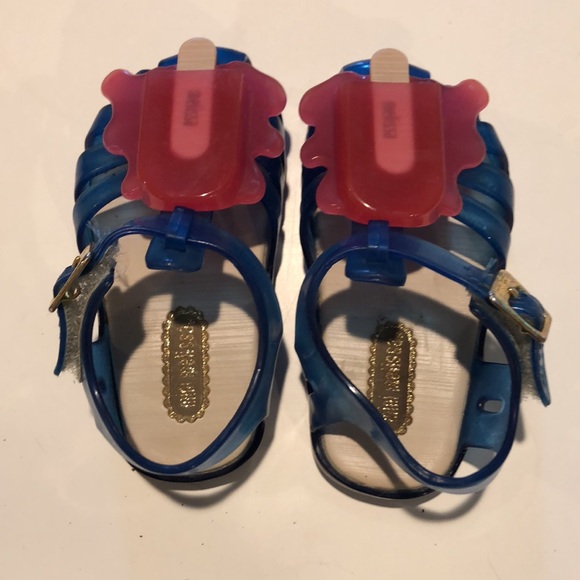 EUC Mini Melissa Popsicle Fishermen Jelly’s sz 5 - Picture 2 of 9